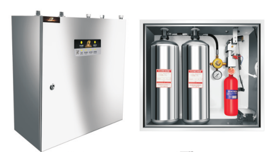 廚房滅火裝置 雙瓶組廚房滅火系統(tǒng) 廚房專(zhuān)用滅火系統(tǒng)